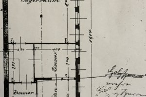 Grundriss Hintergebäude 1OG