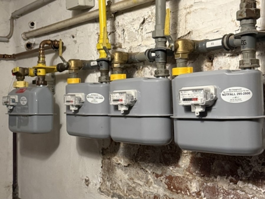 separate Gasanschlüsse