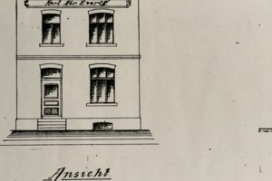 Grundriss Hintergebäude Ansicht